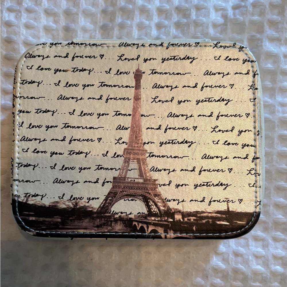 Eiffel Tower Print Jewelry box